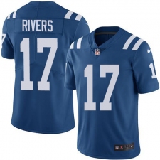 Youth Nike Indianapolis Colts #17 Philip Rivers Royal Blue Stitched NFL Limited Rush Jersey