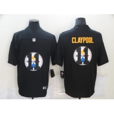 Men's Pittsburgh Steelers #11 Chase Claypool Black Nike Black Shadow Edition Limited Jersey