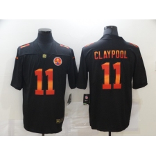Men's Pittsburgh Steelers #11 Chase Claypool Black colorful Nike Limited Jersey