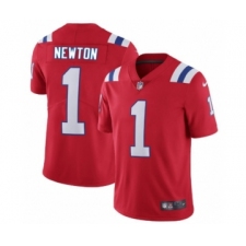New England Patriots #1 Cam Newton Red Alternate Vapor Untouchable Limited Player Football Jersey