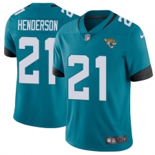 Youth Jacksonville Jaguars #21 C.J. Henderson Teal Green Alternate Stitched Vapor Untouchable Limited Jersey