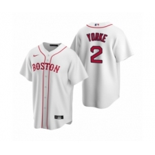 Men's Boston Red Sox #2 Nick Yorke White 2020 MLB Draft Replica Alternate Jersey