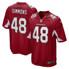 Women's Arizona Cardinals #48 Isaiah Simmons Nike Cardinal 2020 NFL Draft First Round Pick Game Jersey
