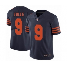 Women's Chicago Bears #9 Nick Foles Alternate Vapor Untouchable Navy Blue Limited Jersey