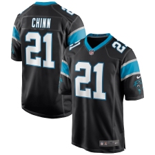 Men's Carolina Panthers #21 Jeremy Chinn Nike Black Game Jersey