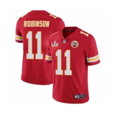 Youth Kansas City Chiefs #11 Demarcus Robinson Red 2021 Super Bowl LV Jersey