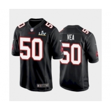 Men's Tampa Bay Buccaneers #50 Vita Vea Black Fashion Super Bowl LV Jersey