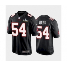 Men's Tampa Bay Buccaneers #54 Lavonte David Black Fashion Super Bowl LV Jersey