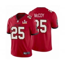Women's Tampa Bay Buccaneers #25 LeSean McCoy Red 2021 Super Bowl LV Jersey
