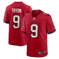 Men's Tampa Bay Buccaneers #9 Joe Tryon Nike Red 2021 NFL Draft First Round Pick No. 32 Game Jersey