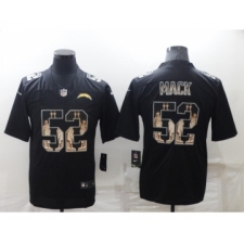Men's Los Angeles Chargers #52 Khalil Mack Black Statue Of Liberty Limited Stitched Jersey