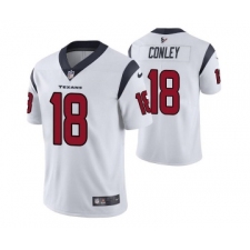 Men's Houston Texans #18 Chris Conley White Vapor Untouchable Limited Stitched Jersey