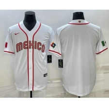 Men's USA Baseball Blank 2023 White World Classic Stitched Jerseys