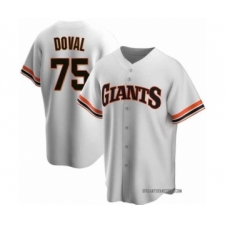 Men's San Francisco Giants #75 Camilo Doval White Cool Base Stitched MLB Jersey