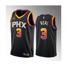 Men's Phoenix Suns #3 Bradley Beal Black 2022-23 Statement Edition Stitched Basketball Jersey