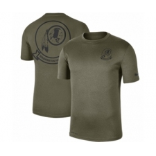 Football Men's Washington Redskins Olive 2019 Salute to Service Sideline Seal Legend Performance T-Shirt