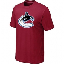 NHL Men's Vancouver Canucks Big & Tall Logo T-Shirt - Red