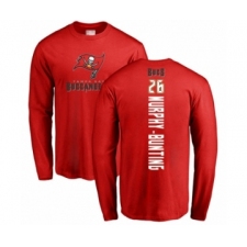 Football Tampa Bay Buccaneers #26 Sean Murphy-Bunting Red Backer Long Sleeve T-Shir