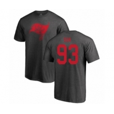 Football Tampa Bay Buccaneers #93 Ndamukong Suh Ash One Color T-Shirt