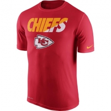 NFL Men's Kansas City Chiefs Nike Red Legend Staff Practice Performance T-Shirt