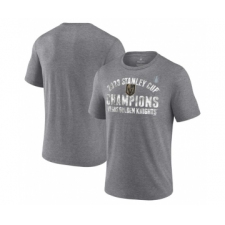 Men's Vegas Golden Knights Heather Gray 2023 Stanley Cup Champions Tri-Blend T-Shirt