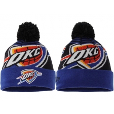 NBA Oklahoma City Thunder Stitched Knit Beanies 013