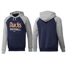 MLB Men's Nike Arizona Diamondbacks Pullover Hoodie - Navy/Grey