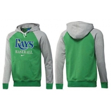 MLB Men's Nike Tampa Bay Rays Pullover Hoodie - Green/Grey