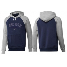 MLB Men's Nike Boston Red Sox Pullover Hoodie - Navy/Grey