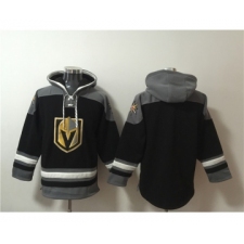 Men's Vegas Golden Knights Blank Black Ageless Must-Have Lace-Up Pullover Hoodie