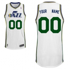Youth Adidas Utah Jazz Customized Authentic White Home NBA Jersey