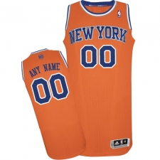 Youth Adidas New York Knicks Customized Authentic Orange Alternate NBA Jersey