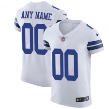 Men's Nike Dallas Cowboys Customized Elite White NFL Jersey