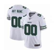 Men's Green Bay Packers Customized White Team Logo Cool Edition Jersey