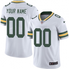 Men's Nike Green Bay Packers Customized White Vapor Untouchable Limited Player NFL Jersey