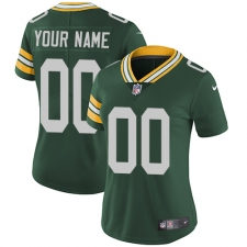 Women's Nike Green Bay Packers Customized Green Team Color Vapor Untouchable Limited Player NFL Jersey