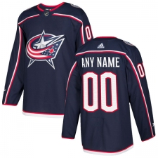 Youth Adidas Columbus Blue Jackets Customized Premier Navy Blue Home NHL Jersey