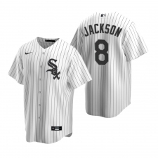 Men's Nike Chicago White Sox #8 Bo Jackson White Home Stitched Baseball Jersey