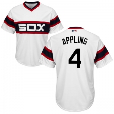 Youth Majestic Chicago White Sox #4 Luke Appling Replica White 2013 Alternate Home Cool Base MLB Jersey