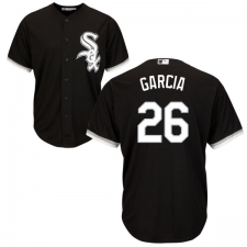 Youth Majestic Chicago White Sox #26 Avisail Garcia Replica Black Alternate Home Cool Base MLB Jersey