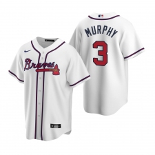 Men's Nike Atlanta Braves #3 Dale Murphy White Home Stitched Baseball Jersey