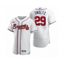 Men's Atlanta Braves #29 John Smoltz Nike White 2020 Authentic Jersey
