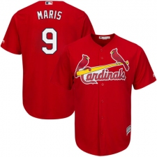 Youth Majestic St. Louis Cardinals #9 Roger Maris Replica Red Alternate Cool Base MLB Jersey