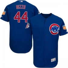 Men's Majestic Chicago Cubs #44 Anthony Rizzo Royal Blue Alternate Flex Base Authentic Collection MLB Jersey