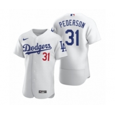 Men's Los Angeles Dodgers #31 Joc Pederson Nike White 2020 Authentic Jersey