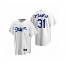 Men's Los Angeles Dodgers #31 Joc Pederson Nike White Replica Home Jersey