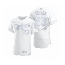 Men's Kirk Gibson #23 Los Angeles Dodgers White Awards Collection NL MVP Jersey