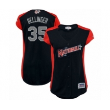 Women's Los Angeles Dodgers #35 Cody Bellinger Authentic Navy Blue National League 2019 Baseball All-Star Jersey
