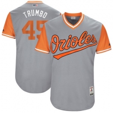 Men's Majestic Baltimore Orioles #45 Mark Trumbo 