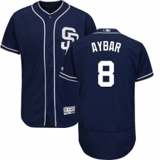 San Diego Padres #8 Erick Aybar Navy Blue Flexbase Authentic Collection Stitched MLB Jersey